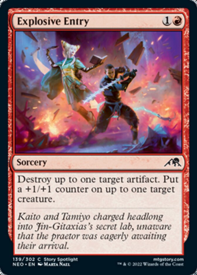Explosive Entry [Kamigawa: Neon Dynasty] Foil