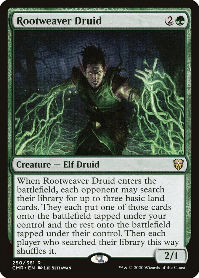 Rootweaver Druid [Commander Legends] Foil