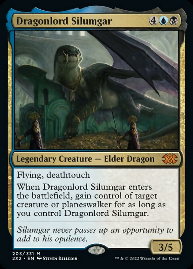 Dragonlord Silumgar [Double Masters 2022] Foil