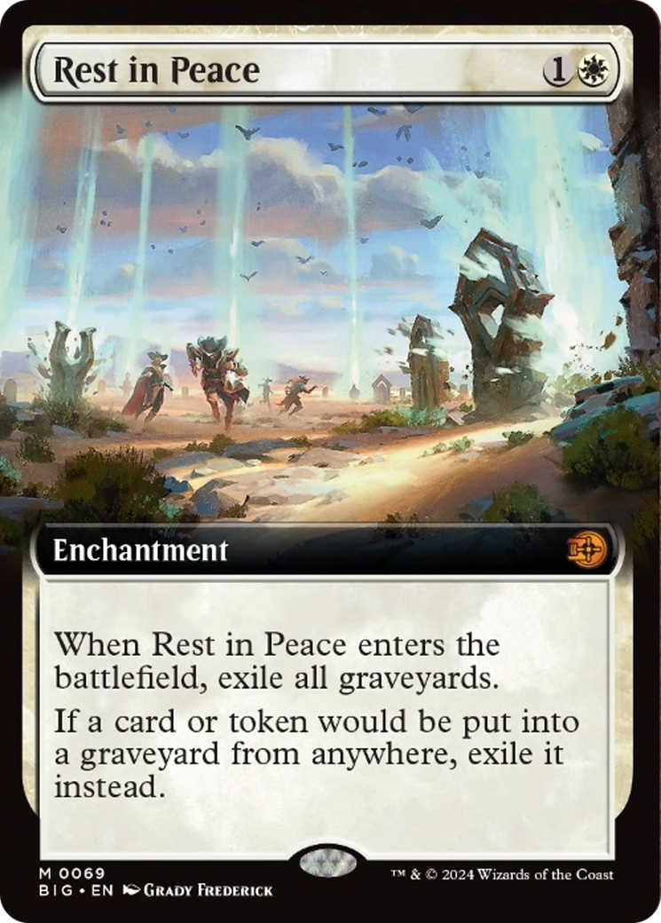 Rest in Peace (Extended Art) [Outlaws of Thunder Junction: The Big Score] Foil