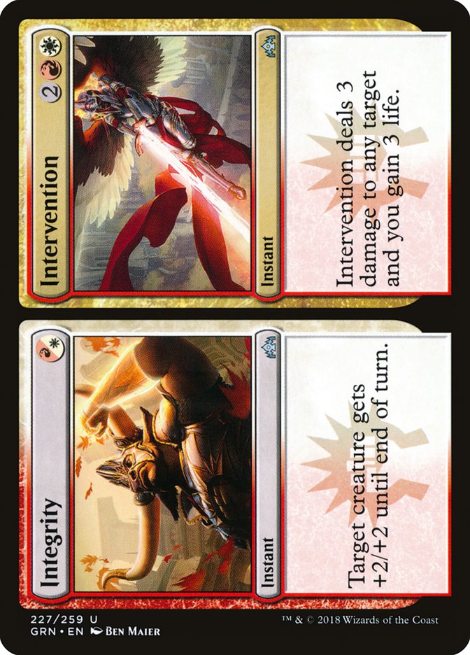 Integrity // Intervention [Guilds of Ravnica] Foil