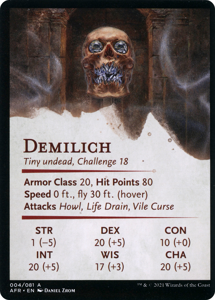 Demilich // Demilich  [Adventures in the Forgotten Realms Art Series] (Borderless)
