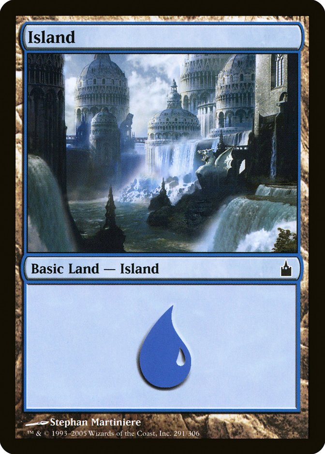 Island (291) [Ravnica: City of Guilds] Foil