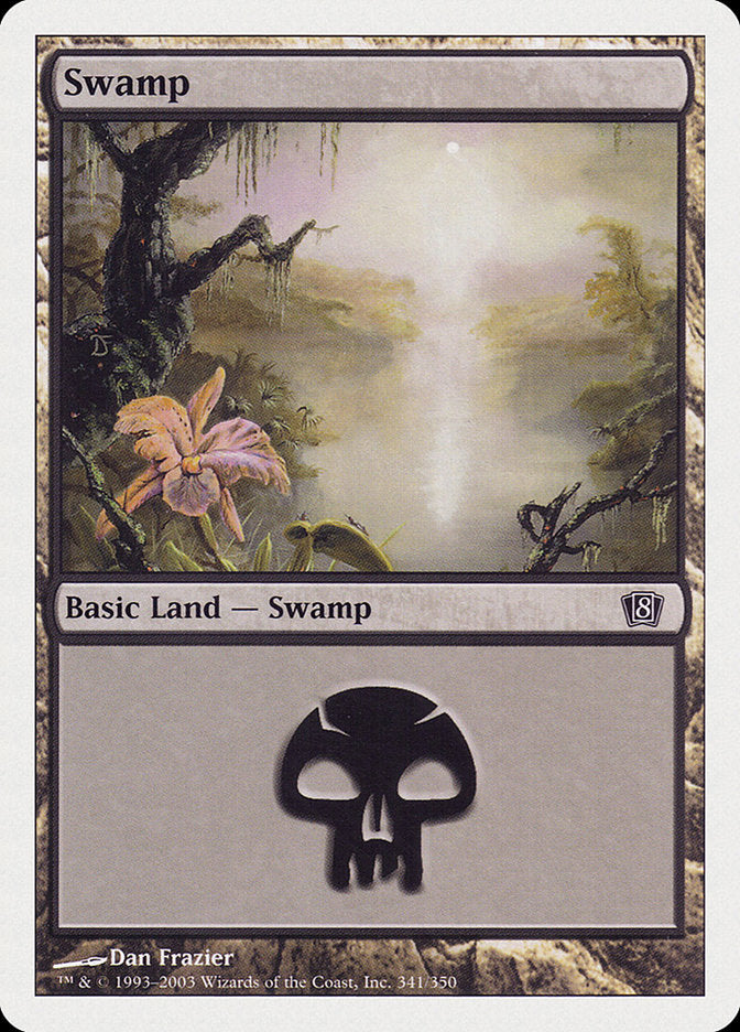 Swamp (341) [Eighth Edition] Foil