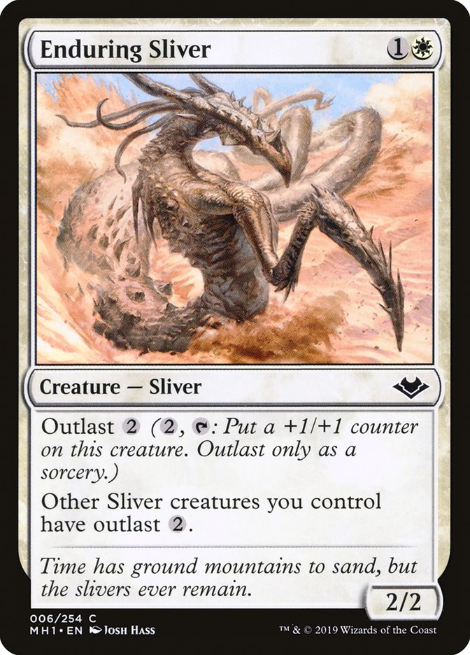 Enduring Sliver [Modern Horizons] Foil