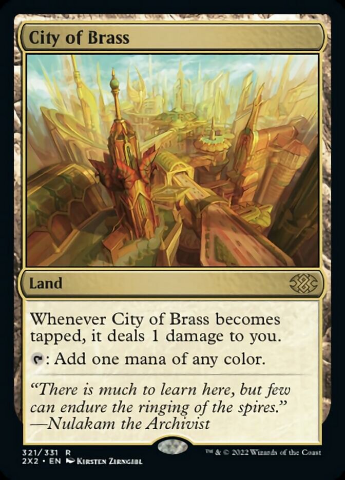 City of Brass [Double Masters 2022] Foil