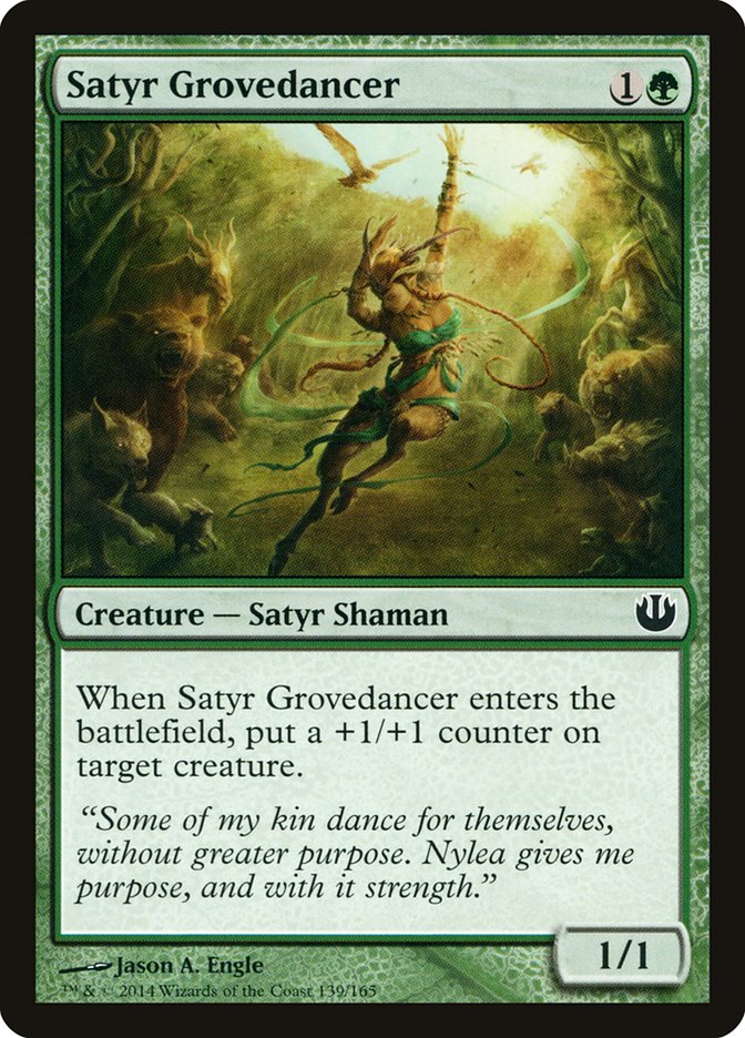 Satyr Grovedancer [Journey into Nyx] Foil