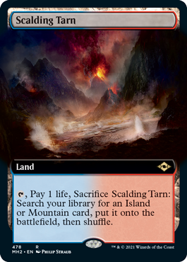 Scalding Tarn (Extended Art) [Modern Horizons 2] Foil