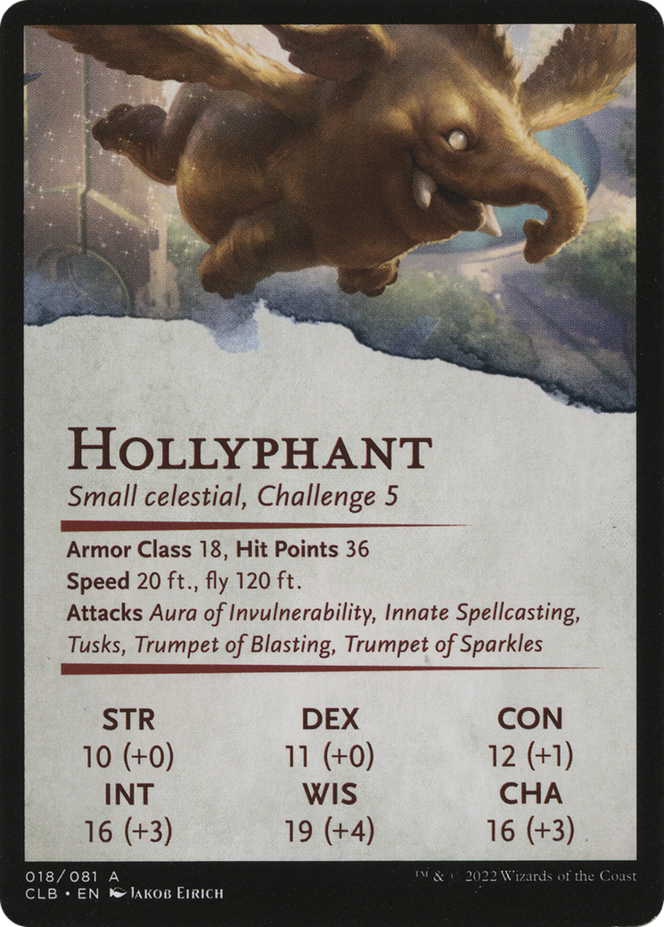 Lulu, Loyal Hollyphant // Lulu, Loyal Hollyphant  [Battle for Baldur's Gate Art Series] (Borderless) Foil