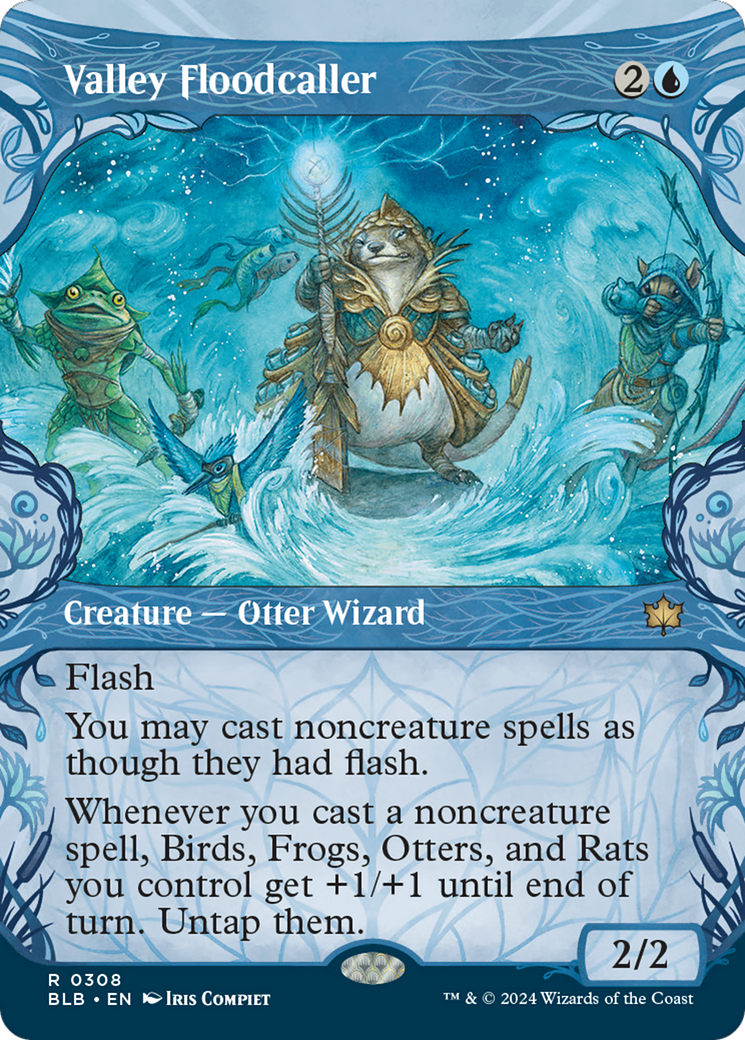 Valley Floodcaller (Showcase) [Bloomburrow] Foil