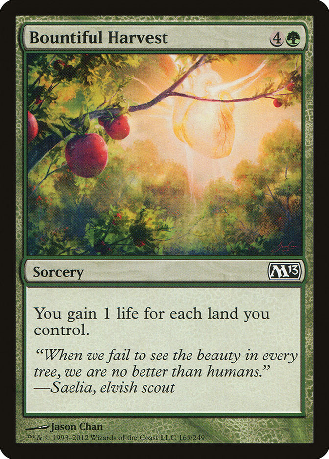 Bountiful Harvest [Magic 2013] Foil