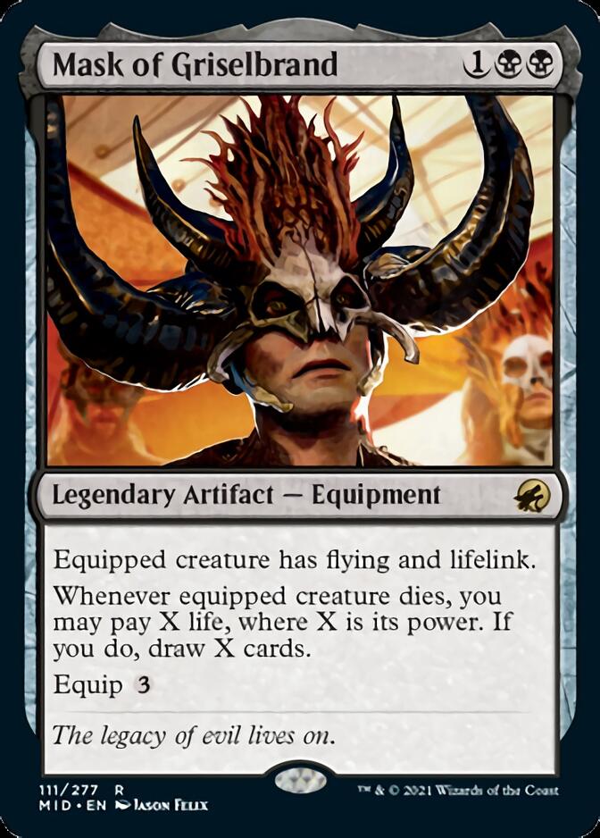 Mask of Griselbrand [Innistrad: Midnight Hunt] Foil