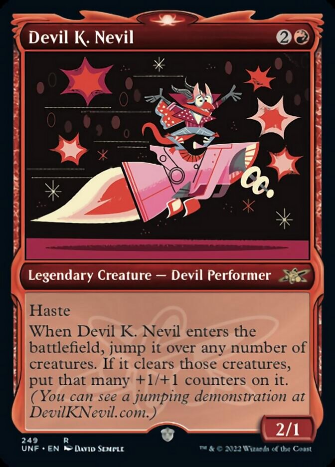 Devil K. Nevil (Showcase) [Unfinity] Foil