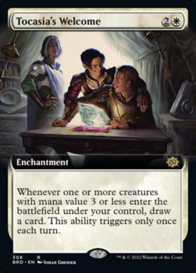 Tocasia's Welcome (Extended Art) [The Brothers' War] Foil