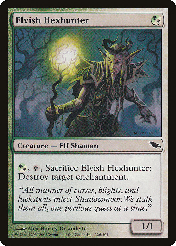 Elvish Hexhunter [Shadowmoor] Foil