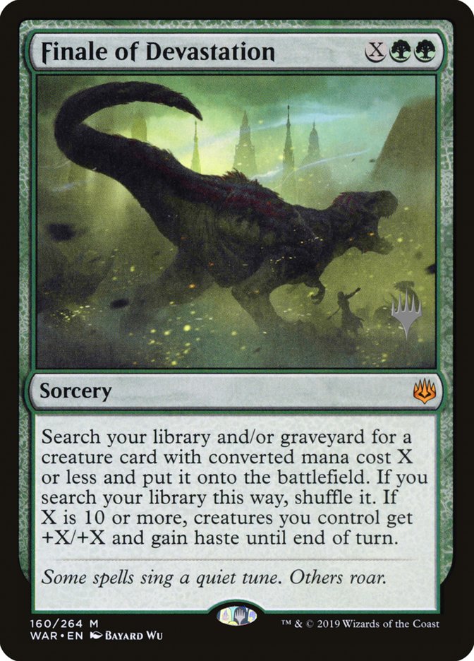 Finale of Devastation (Promo Pack) [War of the Spark Promos] Foil
