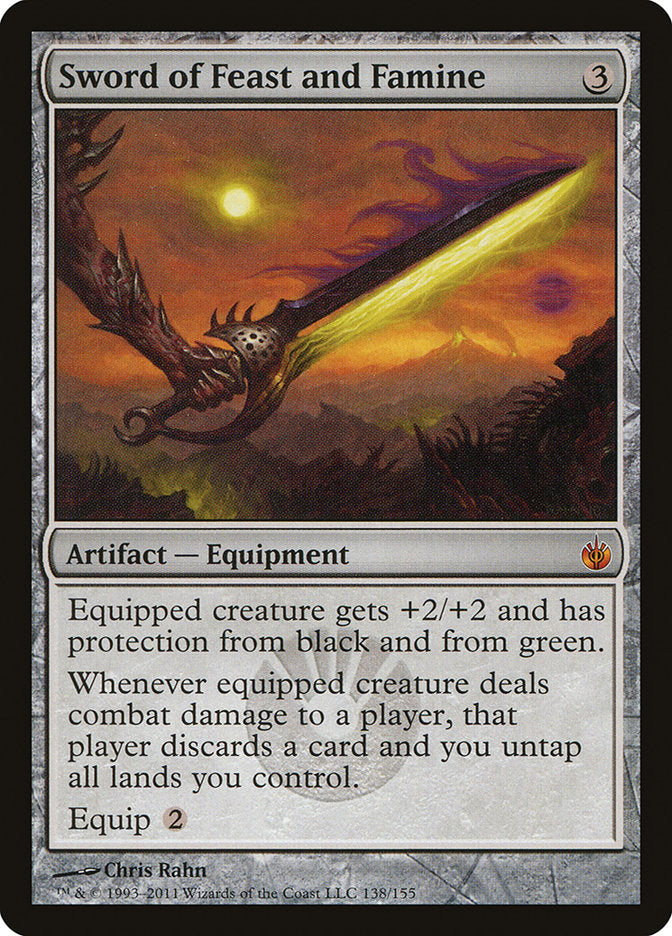 Sword of Feast and Famine [Mirrodin Besieged] Foil