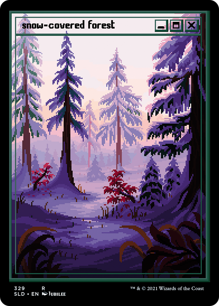 Snow-Covered Forest (329) [Secret Lair Drop Series] Foil