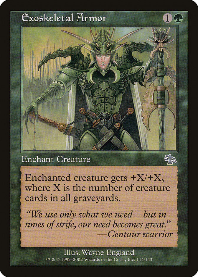 Exoskeletal Armor [Judgment] Foil
