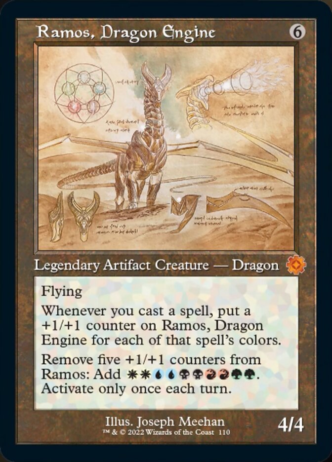 Ramos, Dragon Engine (Retro Schematic) [The Brothers' War Retro Artifacts] Foil