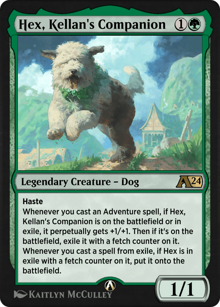 Hex, Kellan's Companion  [Alchemy: Wilds of Eldraine]