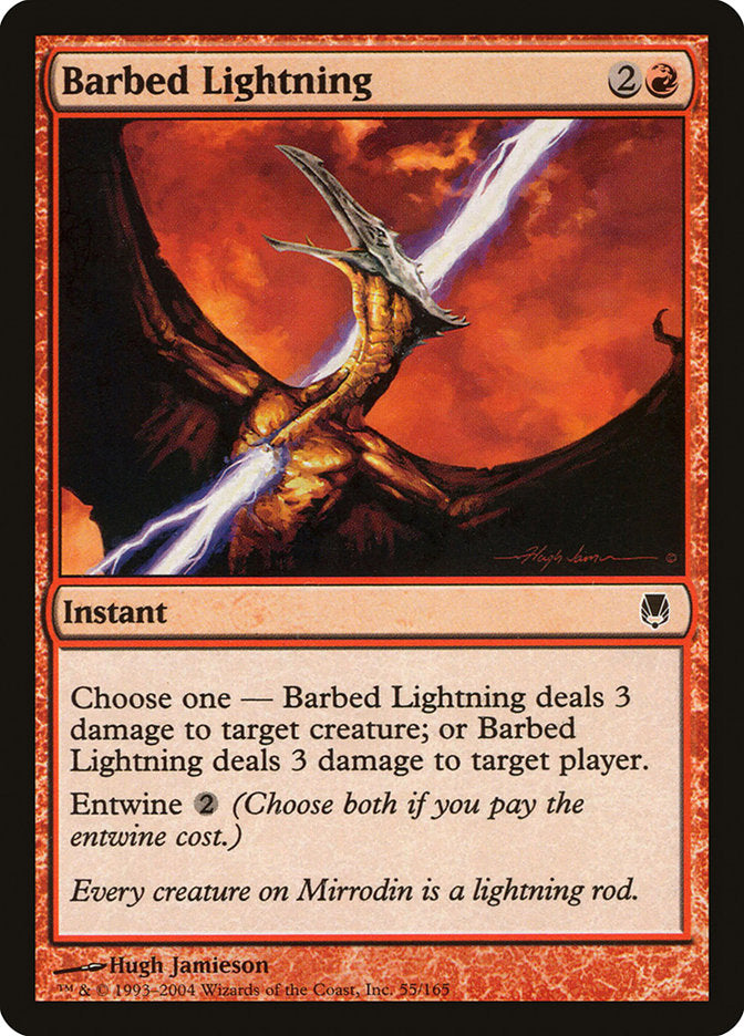 Barbed Lightning [Darksteel] Foil