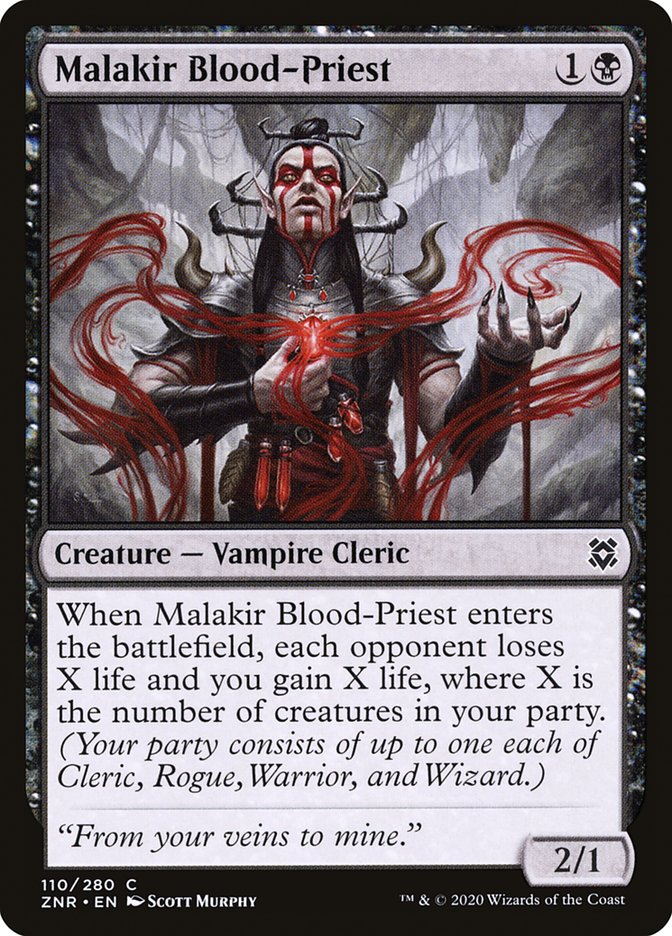 Malakir Blood-Priest [Zendikar Rising] Foil