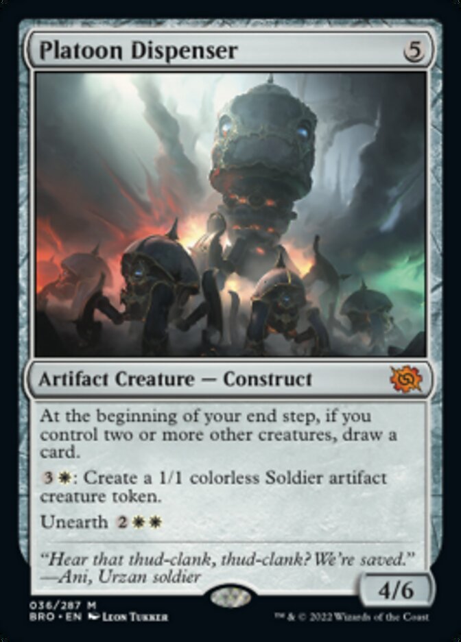 Platoon Dispenser [The Brothers' War] Foil