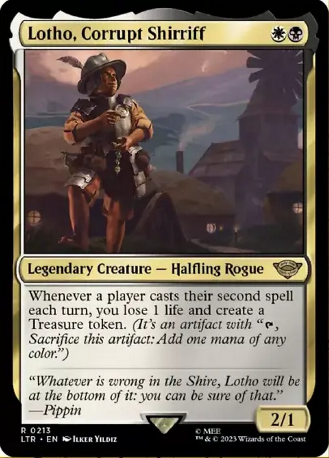 Lotho, Corrupt Shirriff [The Lord of the Rings: Tales of Middle-Earth] Foil