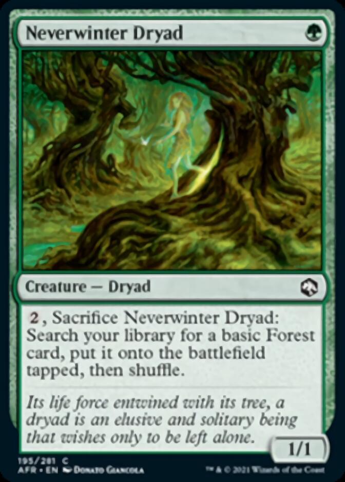 Neverwinter Dryad [Dungeons & Dragons: Adventures in the Forgotten Realms] Foil
