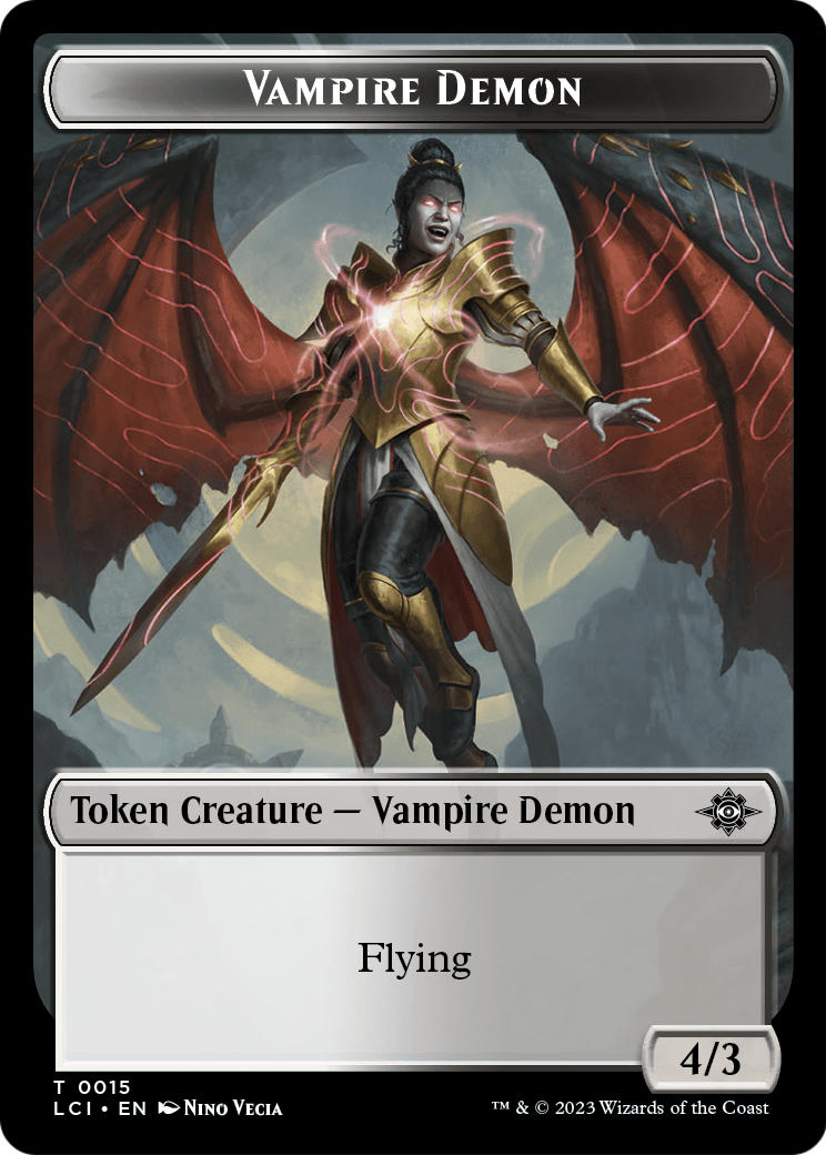 Vampire Demon  [The Lost Caverns of Ixalan Tokens] Foil