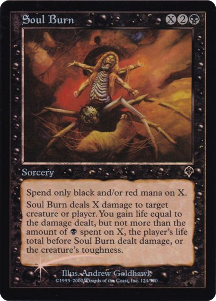 Soul Burn  [Invasion] Foil