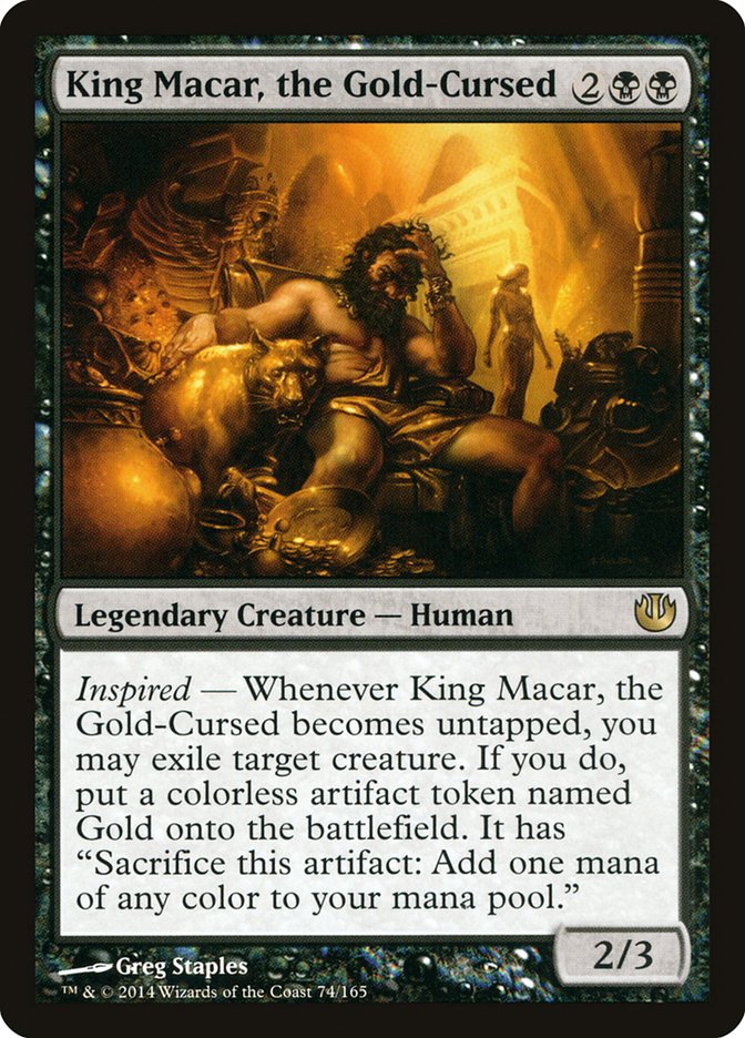 King Macar, the Gold-Cursed [Journey into Nyx] Foil