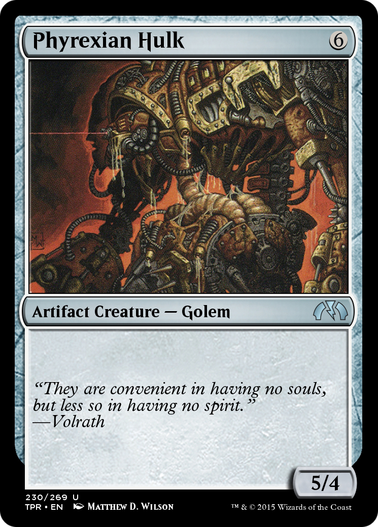 Phyrexian Hulk  [Tempest Remastered] Foil