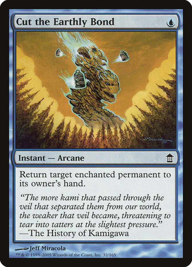 Cut the Earthly Bond [Saviors of Kamigawa] Foil