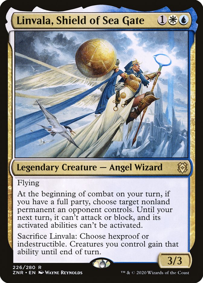 Linvala, Shield of Sea Gate [Zendikar Rising] Foil