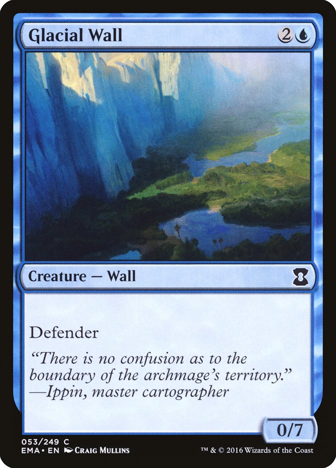 Glacial Wall [Eternal Masters] Foil