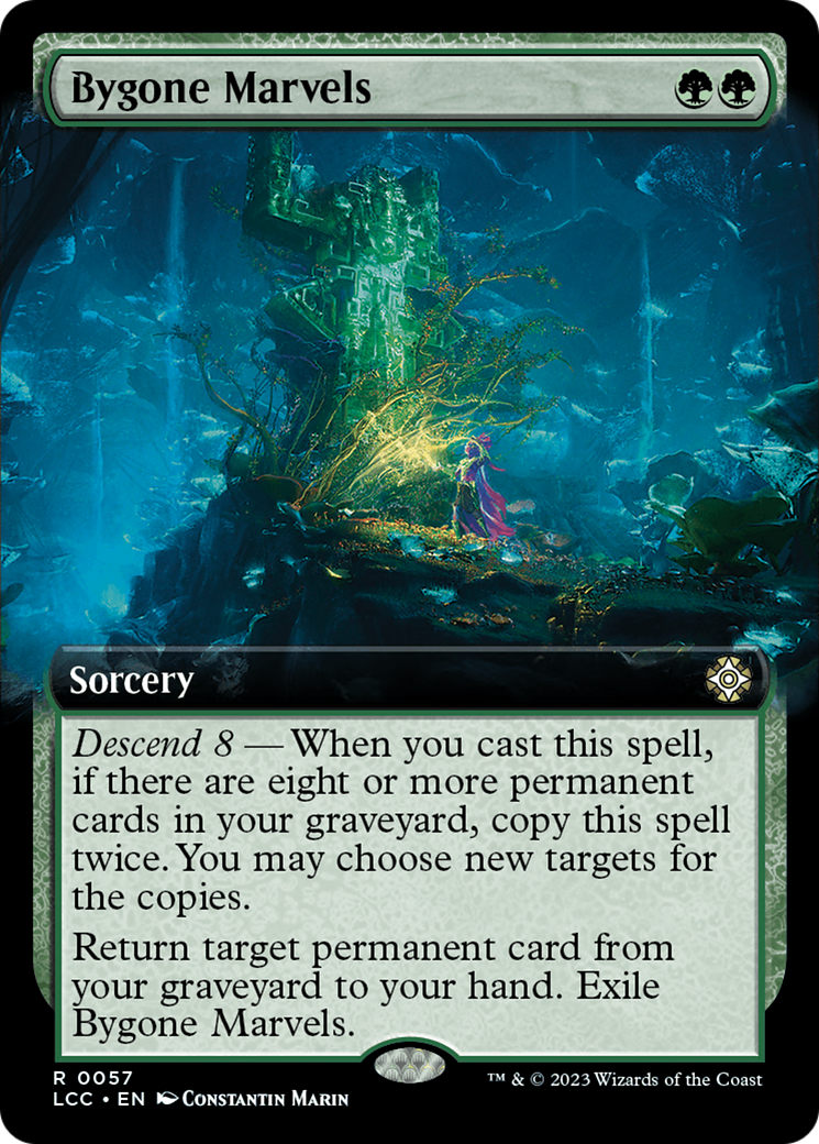 Bygone Marvels (Extended Art) [The Lost Caverns of Ixalan Commander] Foil
