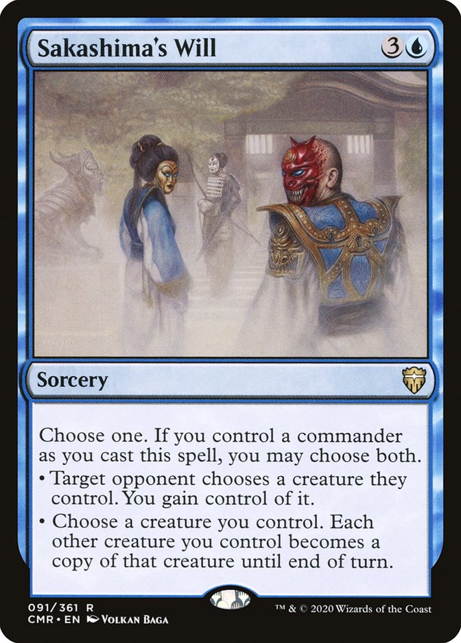 Sakashima's Will [Commander Legends] Foil