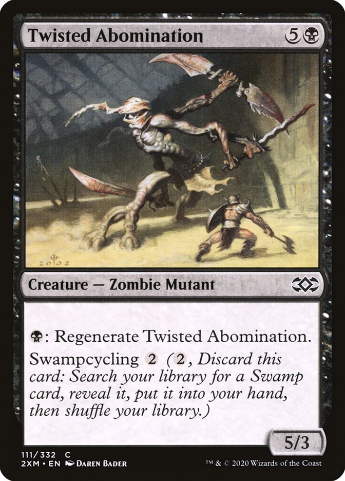 Twisted Abomination [Double Masters] Foil