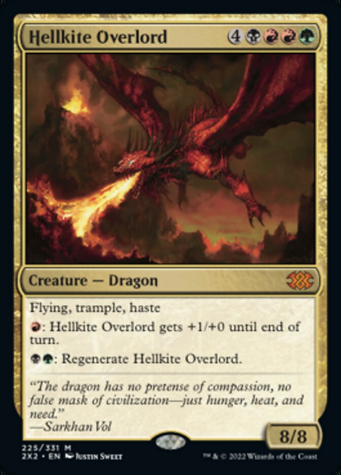 Hellkite Overlord [Double Masters 2022] Foil