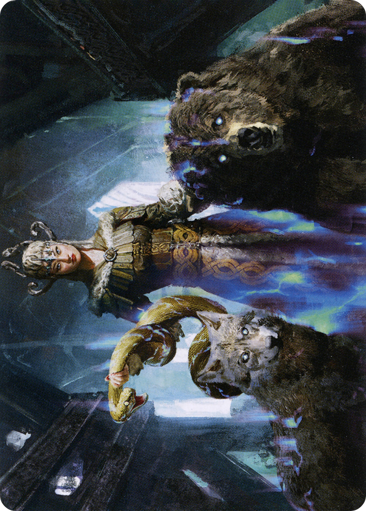 Kolvori, God of Kinship // Kolvori, God of Kinship  [Art Series: Kaldheim] (Borderless)