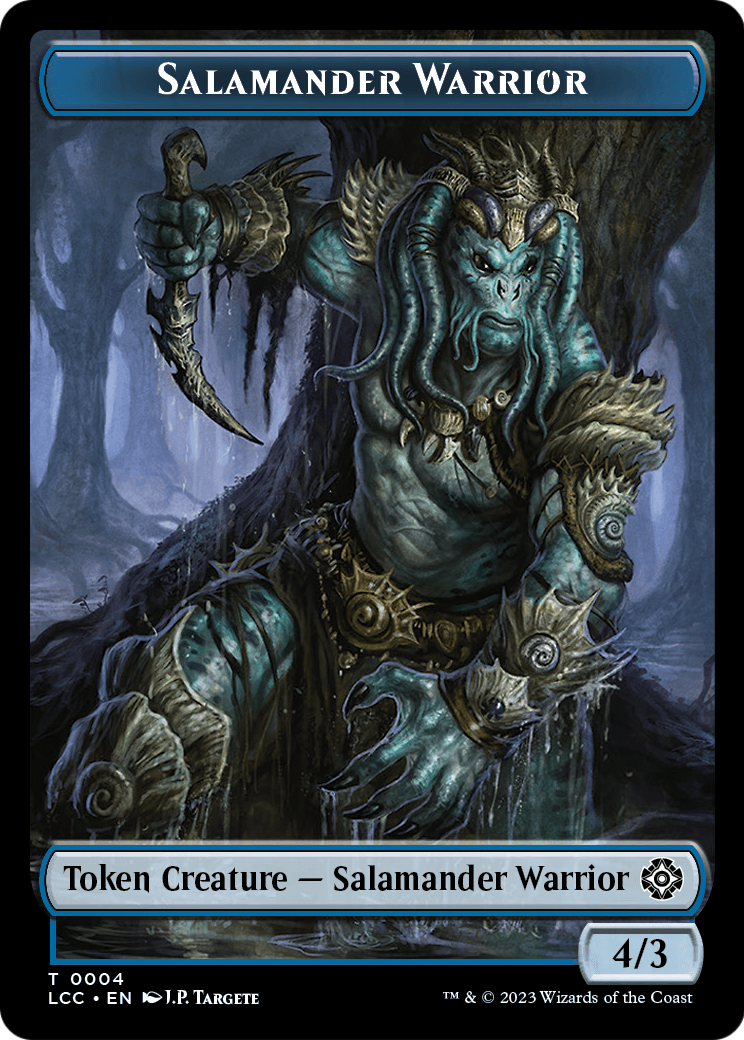 Salamander Warrior  [The Lost Caverns of Ixalan Commander Tokens] Foil