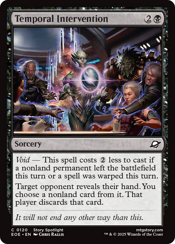 Temporal Intervention [Edge of Eternities] Foil