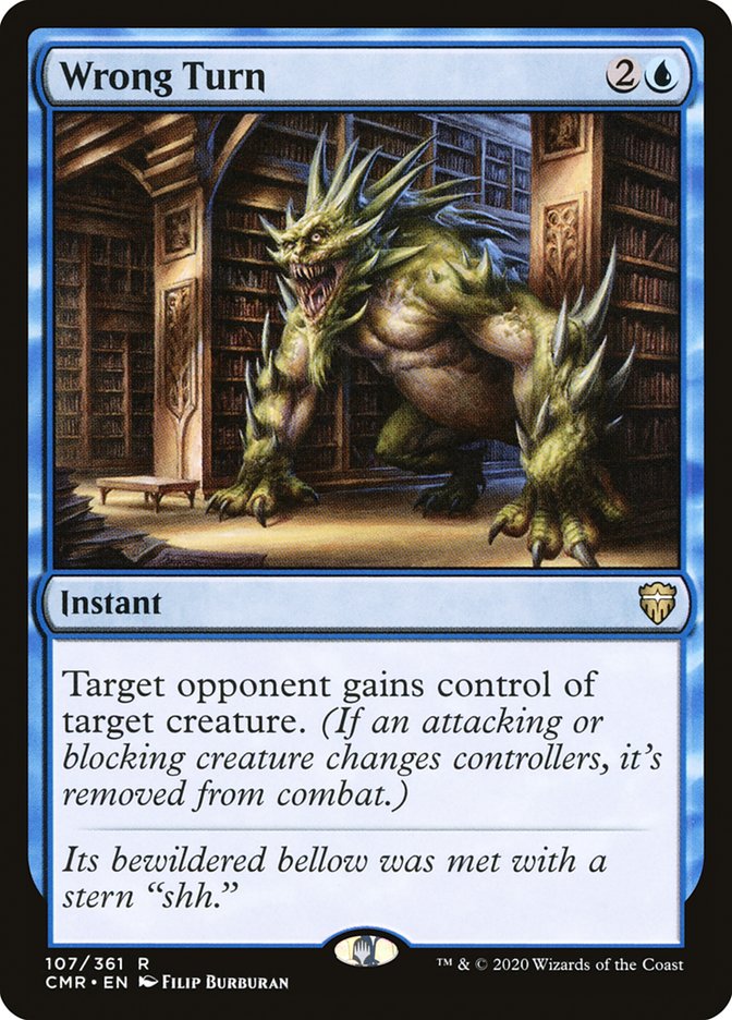 Wrong Turn [Commander Legends] Foil