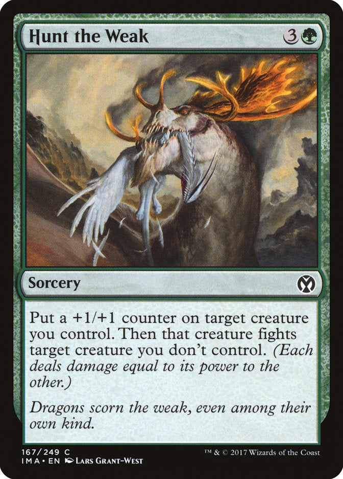 Hunt the Weak [Iconic Masters] Foil