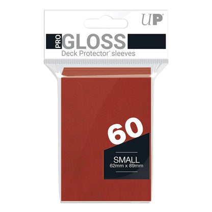 Ultra Pro: PRO-Gloss 60ct Small Deck Protector sleeves: Red