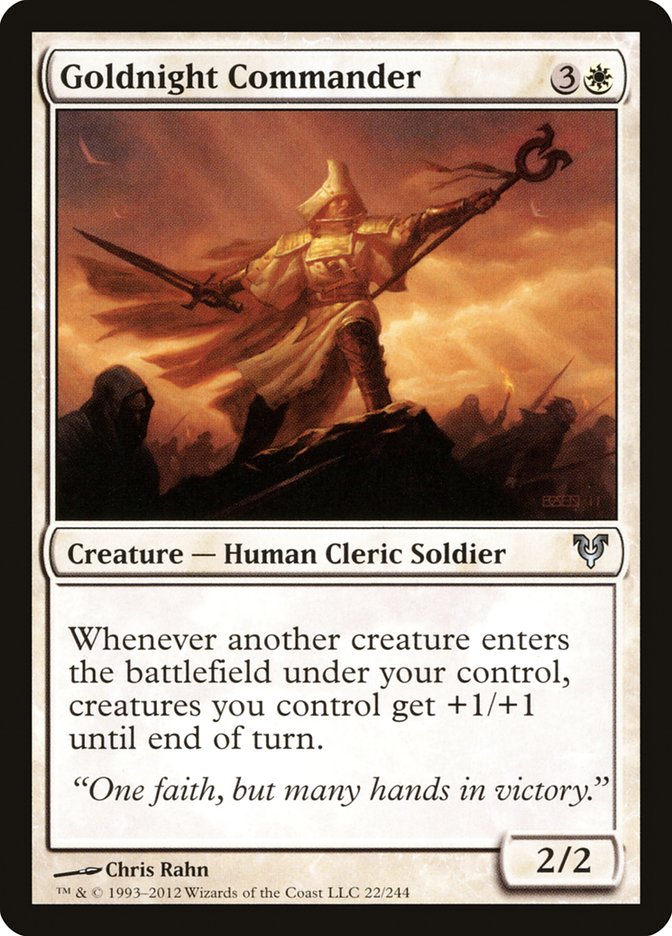 Goldnight Commander [Avacyn Restored] Foil