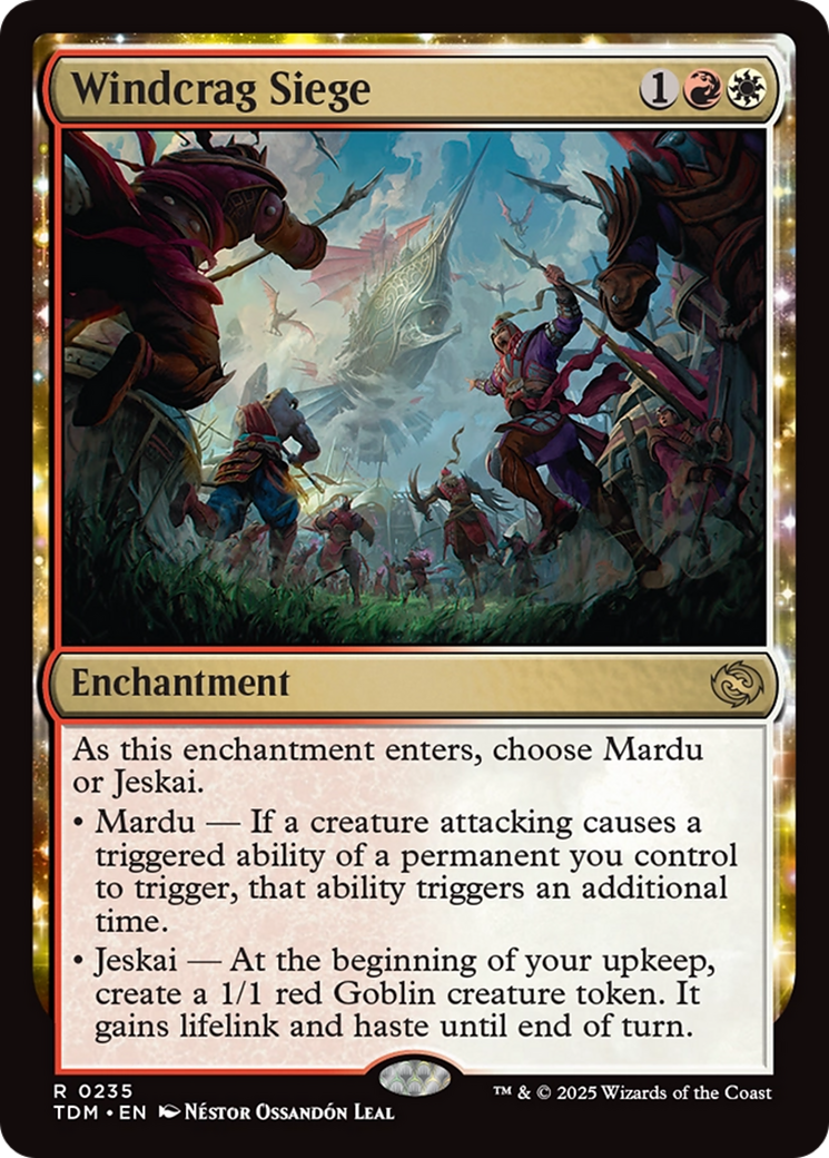 Windcrag Siege [Tarkir: Dragonstorm] Foil