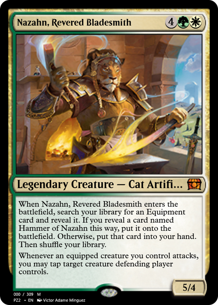 Nazahn, Revered Bladesmith  [Treasure Chest] Foil